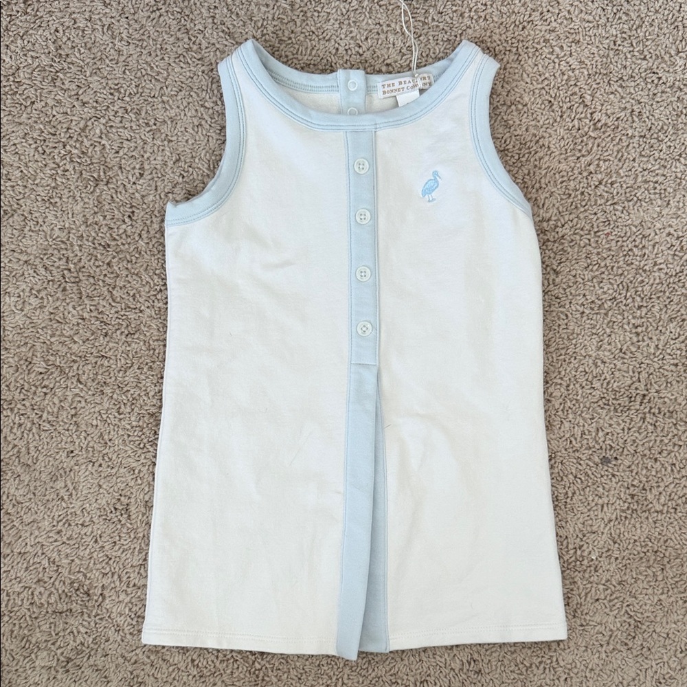The Beaufort Bonnet Company Light Blue Button-Front top